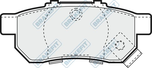 APEC BRAKING Комплект тормозных колодок, дисковый тормоз PD3142